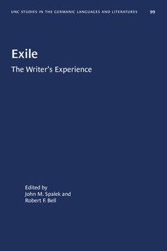 portada Exile: The Writer's Experience (in English)