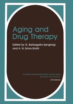 portada Aging and Drug Therapy (en Inglés)