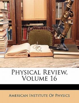 portada physical review, volume 16 (en Inglés)