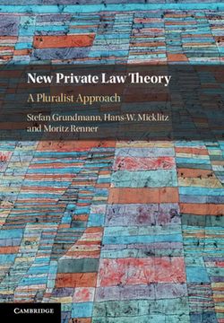 portada New Private law Theory: A Pluralist Approach (in English)