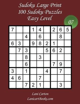 portada Sudoku Large Print - Easy Level - N°7: 100 Easy Sudoku Puzzles – Puzzle Big Size (8.3"x8.3") and Large Print (36 points): Volume 7
