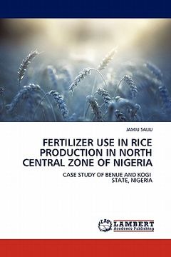 portada fertilizer use in rice production in north central zone of nigeria (in English)