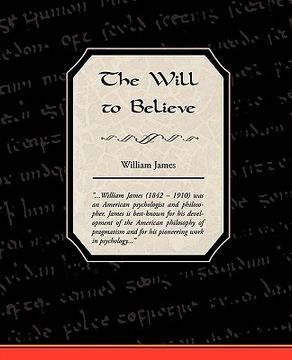 portada the will to believe (en Inglés)