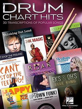 portada Drum Chart Hits: 30 Transcriptions of Popular Songs (en Inglés)