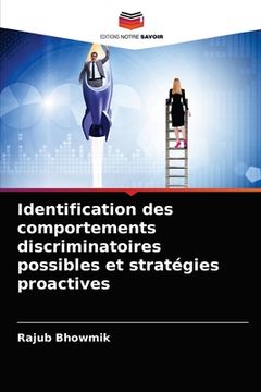 portada Identification des comportements discriminatoires possibles et stratégies proactives (in French)