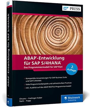 portada Abap-Entwicklung für sap S/4Hana: Programmiermodell für sap Fiori Inkl. Cds, Bopf, Ui-Entwicklung (Sap Press) (en Alemán)