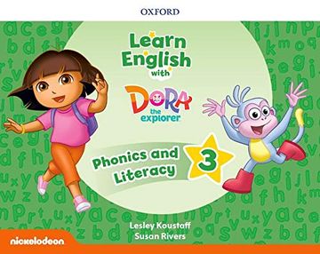 portada Learn English With Dora the Explorer: Level 3: Phonics and Literature (Learn English With Dora the Explorer) 
