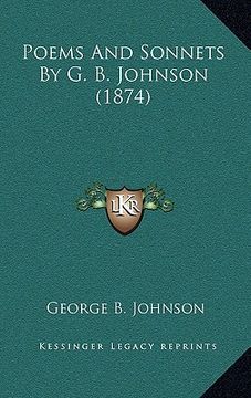 portada poems and sonnets by g. b. johnson (1874) (in English)