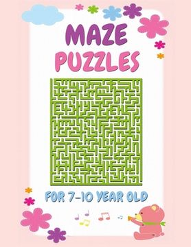 Maze Puzzles For 7-10 Year Olds: Large Print Fun Maze Activity Book For Kids With Solutions (en Inglés)
