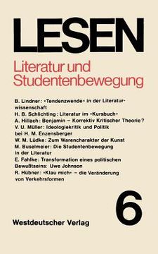 portada Literatur Und Studentenbewegung: Eine Zwischenbilanz (in German)