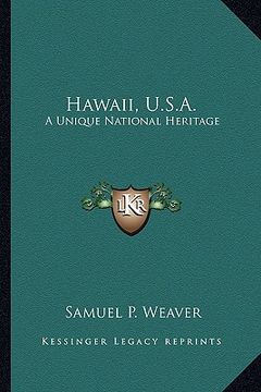 portada hawaii, u.s.a.: a unique national heritage