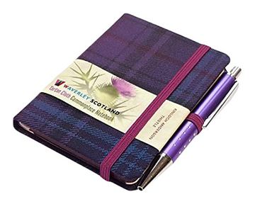 portada Thistle Tartan: Mini with Pen: Scottish Traditions: Waverley Genuine Tartan Cloth Commonplace Not (Waverley Scotland Tartan Cloth Nots)