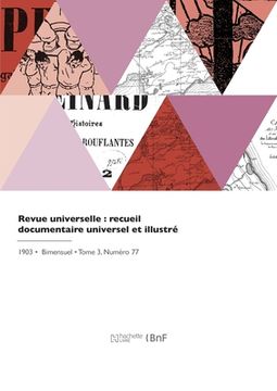 portada Revue universelle (en Francés)