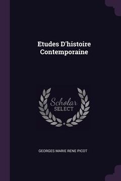 portada Etudes D'histoire Contemporaine (en Inglés)