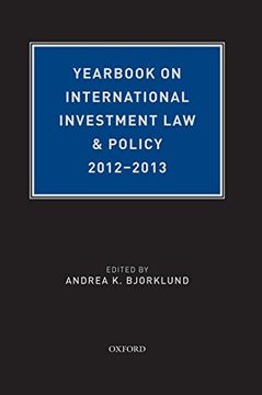 portada Yearbook on International Investment law & Policy 2012-2013 (Foreign Direct Investment law Yearbook) (in English)