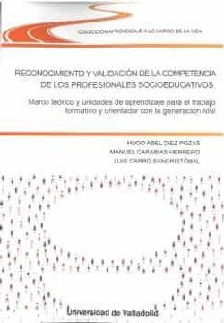 portada Reconocimiento y Validacion de la Competencia de los Profesionale s Socioeducativ (in Spanish)