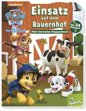 portada Paw Patrol: Einsatz auf dem Bauernhof - Mein Tierisches Klappenbuch (en Alemán)
