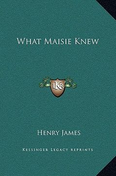 portada what maisie knew (en Inglés)