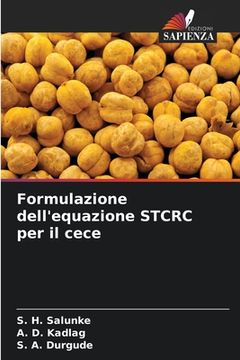 portada Formulazione dell'equazione STCRC per il cece (en Italiano)