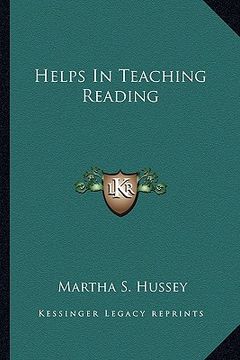 portada helps in teaching reading (en Inglés)