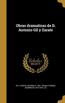 portada Obras Dramaticas de d. Antonio gil y Zarate