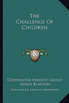 portada the challenge of children (en Inglés)