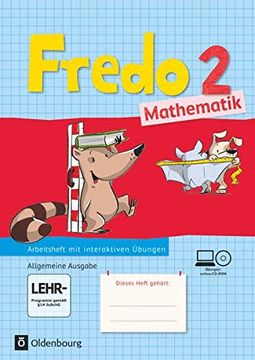 portada Fredo - Mathematik - Ausgabe a für Alle Bundesländer (Außer Bayern) - Neubearbeitung: 2. Schuljahr - Arbeitsheft mit Übungssoftware auf Cd-Rom: Mit Interaktiven Übungen (en Alemán)
