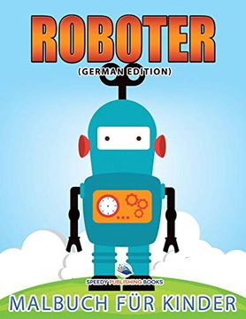 portada Roboter-Malbuch für Kinder 