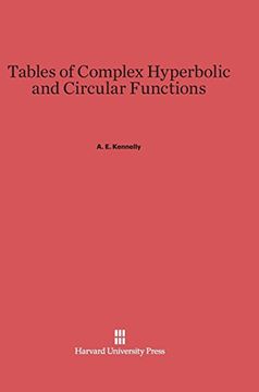 portada Tables of Complex Hyperbolic and Circular Functions 