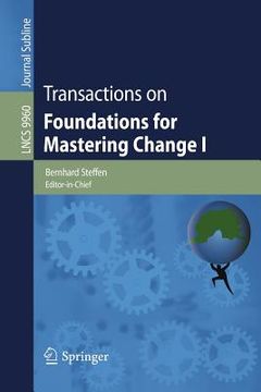portada Transactions on Foundations for Mastering Change I (en Inglés)