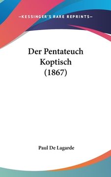 portada Der Pentateuch Koptisch (1867) (en Alemán)