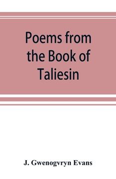 portada Poems from the Book of Taliesin