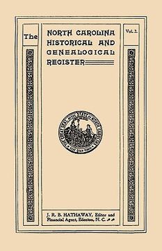 portada the north carolina historical and genealogical register. eleven numbers bound in three volumes. volume two (en Inglés)