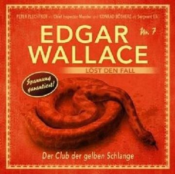 portada Edgar Wallace Löst den Fall - der Club der Gelben Schlange;  , 1 Audio-Cd