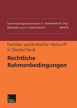 portada Familien Ausländischer Herkunft in Deutschland: Rechtliche Rahmenbedingungen