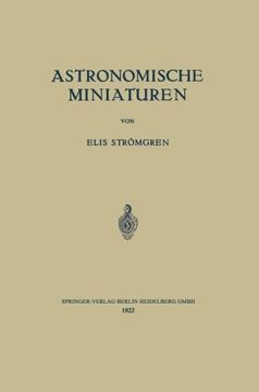 portada Astronomische Miniaturen (German Edition)