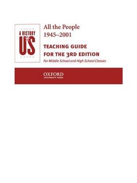 portada A History of us: Book 10: All the People 1945-2001 Teaching Guide (in English)
