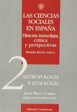portada Ciencias Sociales en España. 02. Antropología (Sin Colección) (in Spanish)