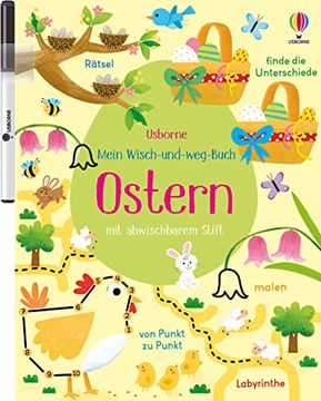 portada Mein Wisch-Und-Weg-Buch: Ostern: Wisch-Und-Weg zur Osterzeit mit Abwischbarem Stift? Ostergeschenk für Kinder ab 4 Jahren (Meine Wisch-Und-Weg-Bücher) (in German)