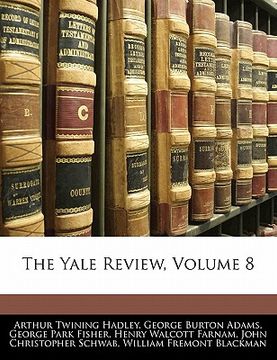 portada the yale review, volume 8