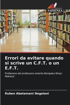 portada Errori da evitare quando si scrive un C.F.T. o un E.F.T. (in Italian)