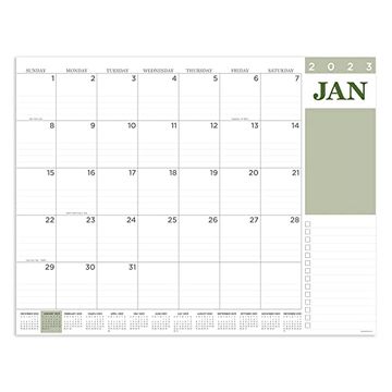 portada Cal 2023- Professional Desk pad Monthly Blotter Calendar 