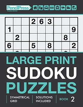 portada Large Print Sudoku Puzzles (Hard Puzzles), (Book 2) 