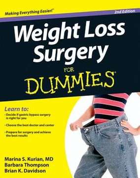 portada weight loss surgery for dummies (en Inglés)