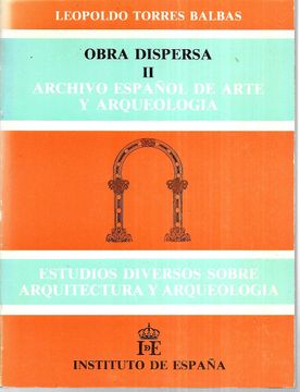 portada crónica de la españa musulmana, 9. archivo español arte y arqueolo (in Spanish)