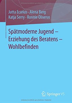 portada Spätmoderne Jugend - Erziehung des Beratens - Wohlbefinden (en Alemán)