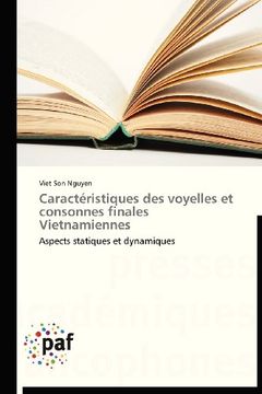 portada Caracteristiques Des Voyelles Et Consonnes Finales Vietnamiennes