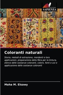 portada Coloranti naturali (en Italiano)