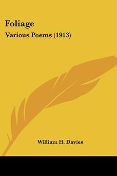 portada foliage: various poems (1913) (en Inglés)