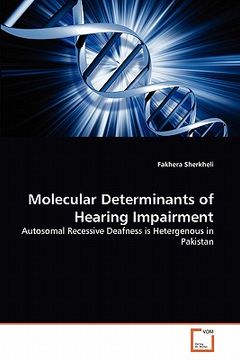 portada molecular determinants of hearing impairment (en Inglés)